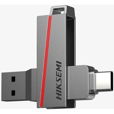 HIKSEMI 64GB Dual Slim USB 3.2 - Type-C - Grau - USB-Stick HIKSEMI 64GB Dual Slim USB 3.2 - Type-C - Grau - USB-Stick