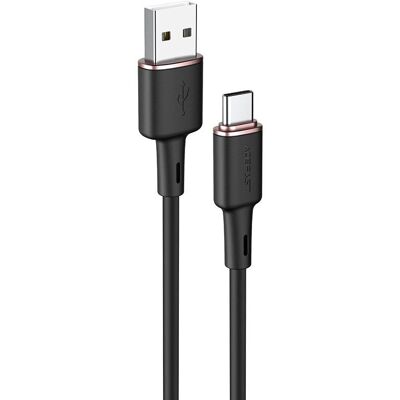 Acefast C2-04 USB-Kabel - 1,2 m, 3A, Schwarz - USB Typ-C Acefast C2-04 USB-Kabel - 1,2 m, 3A, Schwarz - USB Typ-C