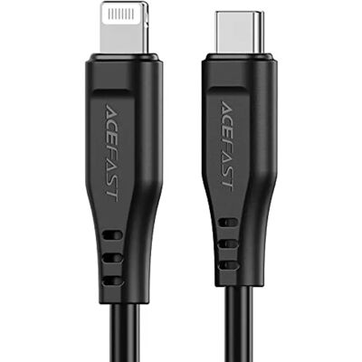 Cavo USB-A a Lightning di Acefast - 120cm - Nero - MFI Certificato Cavo USB-A a Lightning di Acefast - 120cm - Nero - MFI Certificato
