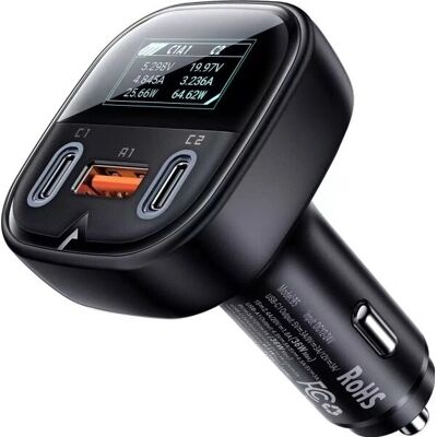 Acefast Autolader B5 - 101W, 2 USB-C + USB, Schnellladung Acefast Autolader B5 - 101W, 2 USB-C + USB, Schnellladung