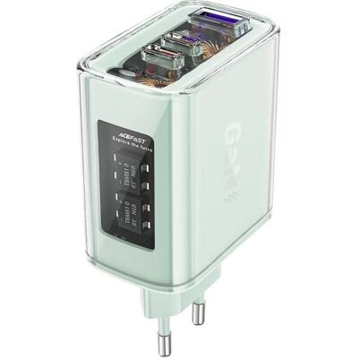 Caricatore GaN Acefast 65W - 3 Porte, Leggero, Sicuro Caricatore GaN Acefast 65W - 3 Porte, Leggero, Sicuro