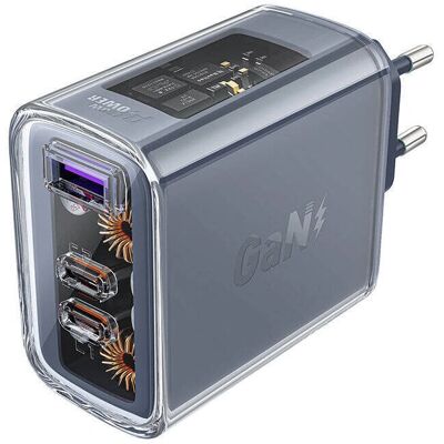 Caricatore Acefast 65W GaN - 3 Porte - Ricarica Veloce Caricatore Acefast 65W GaN - 3 Porte - Ricarica Veloce