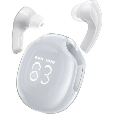 Acefast T9 Bluetooth 5.3 Kabellose In-Ear-Kopfhörer - Weiß Acefast T9 Bluetooth 5.3 Kabellose In-Ear-Kopfhörer - Weiß