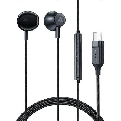 Acefast L2 In-Ear-Kopfhörer - USB-C, Mikrofon, Fernbedienung - Schwarz Acefast L2 In-Ear-Kopfhörer - USB-C, Mikrofon, Fernbedienung - Schwarz