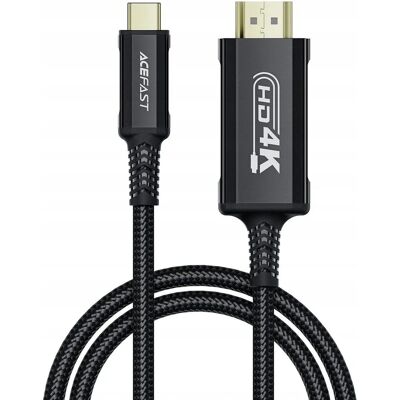 Acefast C1 USB-C/HDMI Video Kabel - 4K 60Hz HDR - 1.8m Acefast C1 USB-C/HDMI Video Kabel - 4K 60Hz HDR - 1.8m