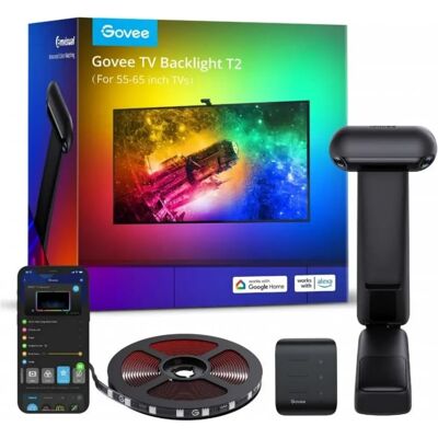 Govee H605c Envisual Podświetlenie telewizora - 75-85 cali, RGBIC, Wi-Fi+Bluetooth Govee H605c Envisual Podświetlenie telewizora - 75-85 cali, RGBIC, Wi-Fi+Bluetooth