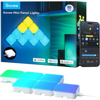 Govee - Smart Mini Panel Lights - Bílé - SMARTPANEL LIGHTS Govee - Smart Mini Panel Lights - Bílé - SMARTPANEL LIGHTS