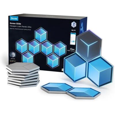 Paneles de Luz Hexagonales Govee H606a Ultra 7-Pack - Paneles LED Paneles de Luz Hexagonales Govee H606a Ultra 7-Pack - Paneles LED