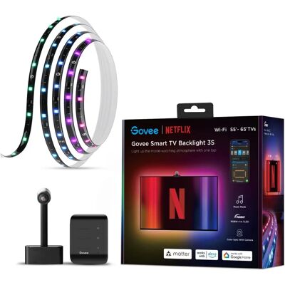 Govee H6098 Illuminazione TV - RGBIC, Wi-Fi, 55-65" Govee H6098 Illuminazione TV - RGBIC, Wi-Fi, 55-65"