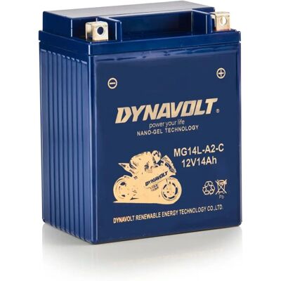 Dynavolt MG14L-A2-C Motorradbatterie - GEL 12V 14Ah 250A Dynavolt MG14L-A2-C Motorradbatterie - GEL 12V 14Ah 250A