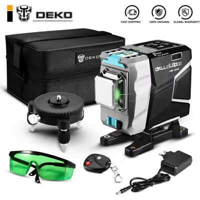 DEKO Niveau Laser 3D Vert 12 Lignes - Niveau Laser - Publicité DEKO Niveau Laser 3D Vert 12 Lignes - Niveau Laser - Publicité
