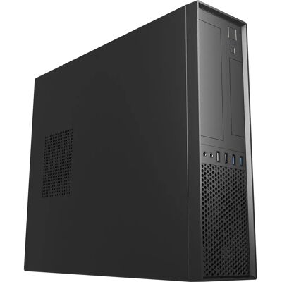 Boîtier PC de Bureau Noir Unykach UK 3001 - Supporte disques 2.5"/3.5" Boîtier PC de Bureau Noir Unykach UK 3001 - Supporte disques 2.5"/3.5"