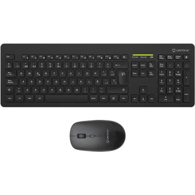 Trådlöst tangentbord och mus MK212 Pro Slim - Kontor, Svart Trådlöst tangentbord och mus MK212 Pro Slim - Kontor, Svart