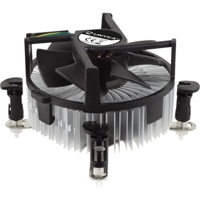 Sistema de refrigeração de computador UNYKAch UK532002 - 90mm, Preto, Base de alumínio Sistema de refrigeração de computador UNYKAch UK532002 - 90mm, Preto, Base de alumínio