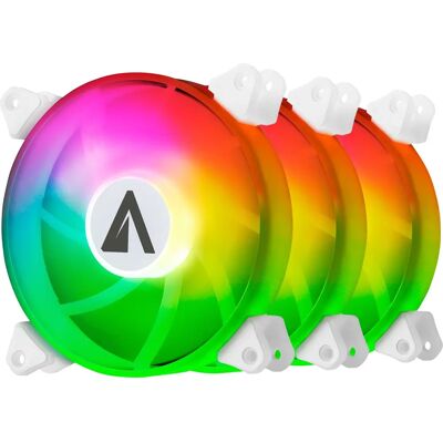ABYSM Arc Light ARGB 120mm Kit 3 - Ventilador de PC ABYSM Arc Light ARGB 120mm Kit 3 - Ventilador de PC
