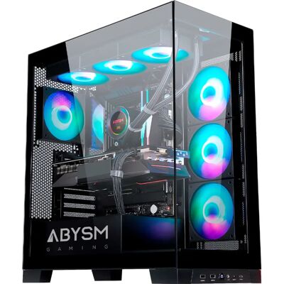 Gabinete de Juego Abysm Danube Sava H500 - Cristal Templado, Ventiladores ARGB, Negro Gabinete de Juego Abysm Danube Sava H500 - Cristal Templado, Ventiladores ARGB, Negro