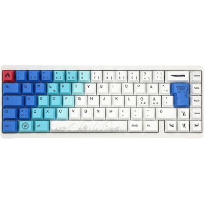Varmilo Muse65 Vit Gaming- tangentbord - CNC Metall, Hall-switchar Varmilo Muse65 Vit Gaming- tangentbord - CNC Metall, Hall-switchar
