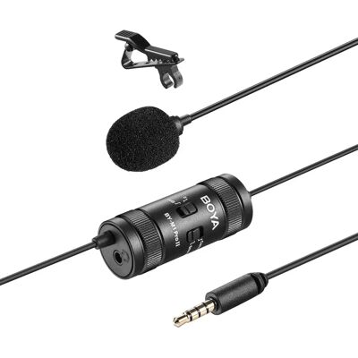 Micro Lavalier BOYA BY-M1 Pro II - Omnidirectionnel, 6m, Sans Piles Micro Lavalier BOYA BY-M1 Pro II - Omnidirectionnel, 6m, Sans Piles