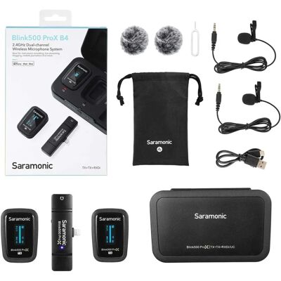 Saramonic Márka B4 Vezeték nélküli Mikrofon Rendszer - Lightning iPhone-hoz Saramonic Márka B4 Vezeték nélküli Mikrofon Rendszer - Lightning iPhone-hoz