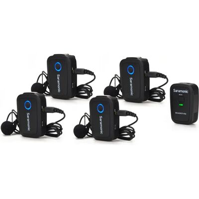 Saramonic Blink 500 T4 Drahtloses Mikrofon-System - Mehrquellen-Audio Saramonic Blink 500 T4 Drahtloses Mikrofon-System - Mehrquellen-Audio