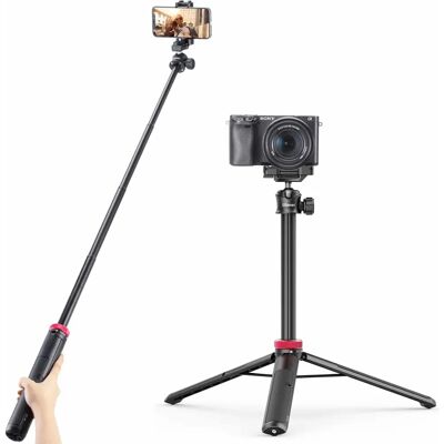 Trépied portable 2-en-1 Ulanzi MT-44 et Monopode Selfie Noir - Publicité Trépied portable 2-en-1 Ulanzi MT-44 et Monopode Selfie Noir - Publicité