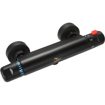 Miscelatore doccia termostatico Uten - Nero opaco - Sicurezza 38°C - Bagno Miscelatore doccia termostatico Uten - Nero opaco - Sicurezza 38°C - Bagno