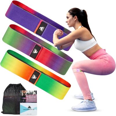 Evoland Widerstandsband - Mehrstufiges Fitness Elastik Evoland Widerstandsband - Mehrstufiges Fitness Elastik