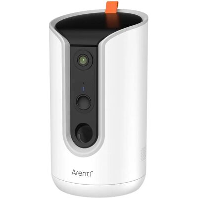 Caméra pour animaux Arenti Petcam 3MP HD avec Distributeur de Friandises - Publicité Caméra pour animaux Arenti Petcam 3MP HD avec Distributeur de Friandises - Publicité