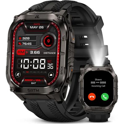 Kospet Tank M3 - Több mint 170 sport mód - 1,96 hüvelykes AMOLED kijelző - Tartós okosóra Kospet Tank M3 - Több mint 170 sport mód - 1,96 hüvelykes AMOLED kijelző - Tartós okosóra