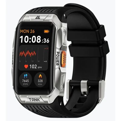 KOSPET TANK X2 ULTRA - Montre sportive AMOLED 34mm - Argent KOSPET TANK X2 ULTRA - Montre sportive AMOLED 34mm - Argent