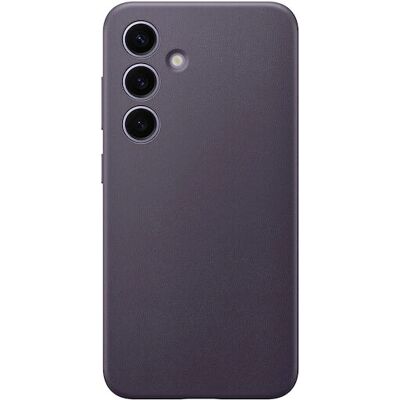 Samsung Galaxy S24 Vegan Leather Case - Dark Violet Samsung Galaxy S24 Vegan Leather Case - Dark Violet