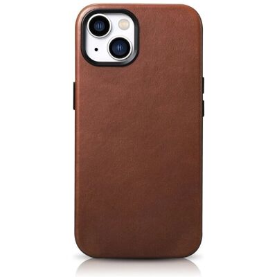 ICARER Lederhülle für iPhone 14 Plus - MagSafe Braun ICARER Lederhülle für iPhone 14 Plus - MagSafe Braun
