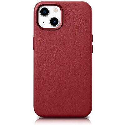 iCarer Lederhülle für iPhone 14 Plus - MagSafe, Rot iCarer Lederhülle für iPhone 14 Plus - MagSafe, Rot