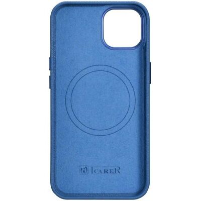 Coque en Cuir Premium Litchi pour iPhone 14 - Cuir Naturel - Publicité Coque en Cuir Premium Litchi pour iPhone 14 - Cuir Naturel - Publicité