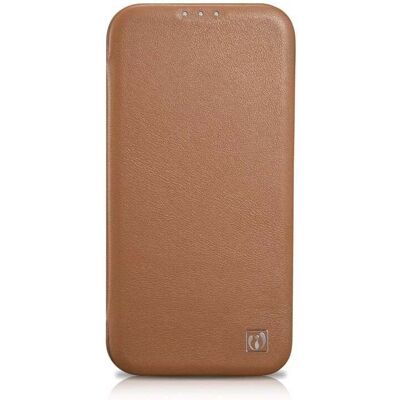 Coque en Cuir iPhone 14 Pro - Marron, MagSafe, Fine, Luxe - Publicité Coque en Cuir iPhone 14 Pro - Marron, MagSafe, Fine, Luxe - Publicité