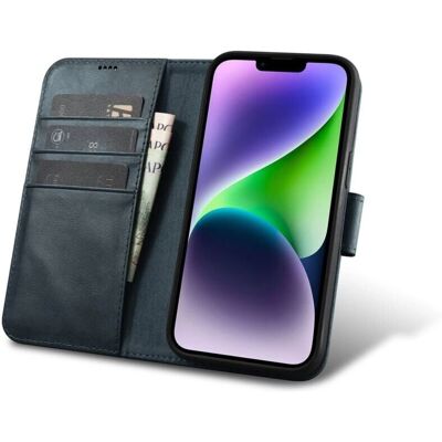 iCarer Étui portefeuille pour iPhone 14 Plus - Cuir naturel, Anti-RFID, 2-en-1 - Publicité iCarer Étui portefeuille pour iPhone 14 Plus - Cuir naturel, Anti-RFID, 2-en-1 - Publicité