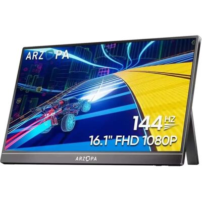 Arzopa Z1FC Bærbar Skjerm - 16,1 tommer, 144Hz, Full HD Arzopa Z1FC Bærbar Skjerm - 16,1 tommer, 144Hz, Full HD