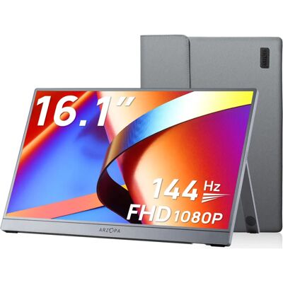 Arzopa - Z1FC - 16,1 Tommer - 144Hz - Monitor Arzopa - Z1FC - 16,1 Tommer - 144Hz - Monitor
