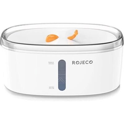 Vezeték nélküli Rojeco 2,5L háziállat italforrás Vezeték nélküli Rojeco 2,5L háziállat italforrás