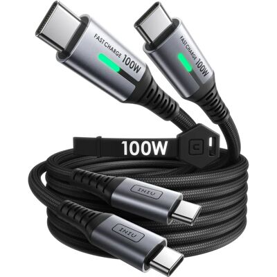 Câble USB C à USB C INIU 2m - Charge rapide Câble USB C à USB C INIU 2m - Charge rapide