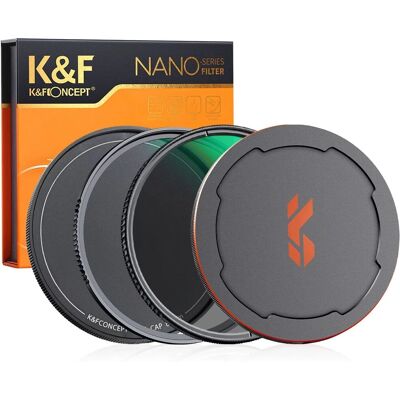 Ensemble de filtres pour appareil photo NANO-X de K-F CONCEPT - Imperméable et résistants aux rayures - Publicité Ensemble de filtres pour appareil photo NANO-X de K-F CONCEPT - Imperméable et résistants aux rayures - Publicité