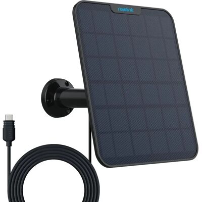 Reolink Solar Panel 2 Black - Surveillance Camera Reolink Solar Panel 2 Black - Surveillance Camera