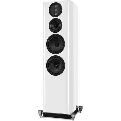 Wharfedale - Aura 4 - Weiß - Walnussfurnier - Speaker Wharfedale - Aura 4 - Weiß - Walnussfurnier - Speaker