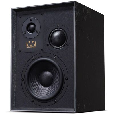 Wharfedale Super Denton Schwarz Eiche 3-Wege Regallautsprecher - Kleiner Raum Wharfedale Super Denton Schwarz Eiche 3-Wege Regallautsprecher - Kleiner Raum