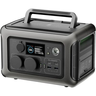 Station d'alimentation Allpowers R600 portable 600W Panneau solaire 10 ans durable - Publicité Station d'alimentation Allpowers R600 portable 600W Panneau solaire 10 ans durable - Publicité