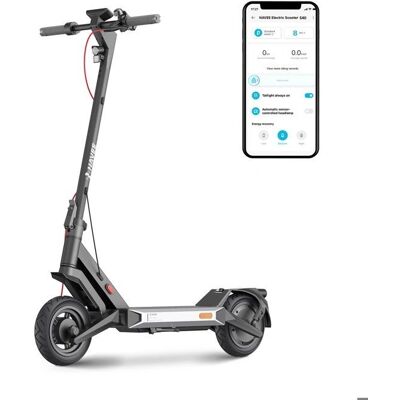 Trottinette Électrique NAVEE S40 - 350W, Noir, Pliable - Publicité Trottinette Électrique NAVEE S40 - 350W, Noir, Pliable - Publicité