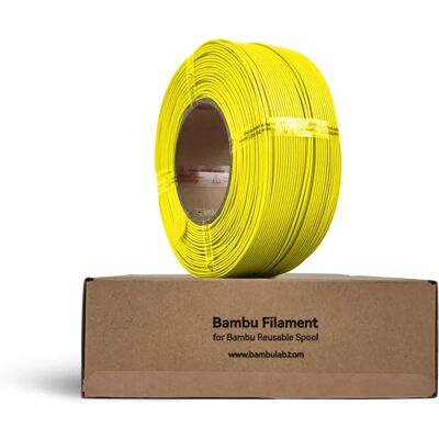 Bambu Lab PLA Basic Refill - Yellow - 1.75mm - 3D Printer Filament Bambu Lab PLA Basic Refill - Yellow - 1.75mm - 3D Printer Filament