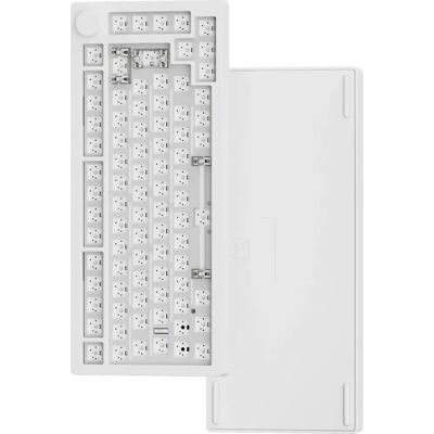 Akko Monsgeek M1 V5 ISO Barebone Kit - Moonlight White - Mechanisch Toetsenbord Akko Monsgeek M1 V5 ISO Barebone Kit - Moonlight White - Mechanisch Toetsenbord