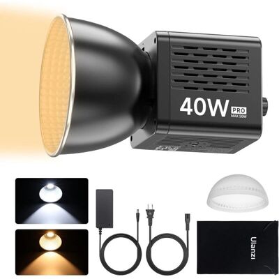 ULANZI L023 40W PRO Lampe LED de Vidéo Ajustable - Noir - Publicité ULANZI L023 40W PRO Lampe LED de Vidéo Ajustable - Noir - Publicité