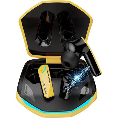 Auriculares Inalámbricos Transformers TF-T10 Amarillo - Bluetooth 5.4, ENC, IPX5 Auriculares Inalámbricos Transformers TF-T10 Amarillo - Bluetooth 5.4, ENC, IPX5